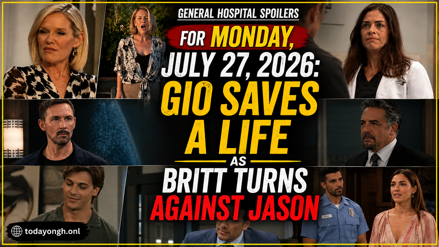 General Hospital spoilers for Monday, July 27, 2026