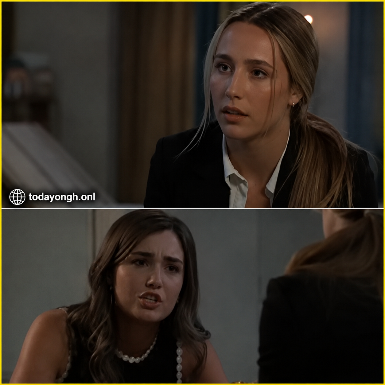 Emma questions Josslyn's secret career choice on General Hospital