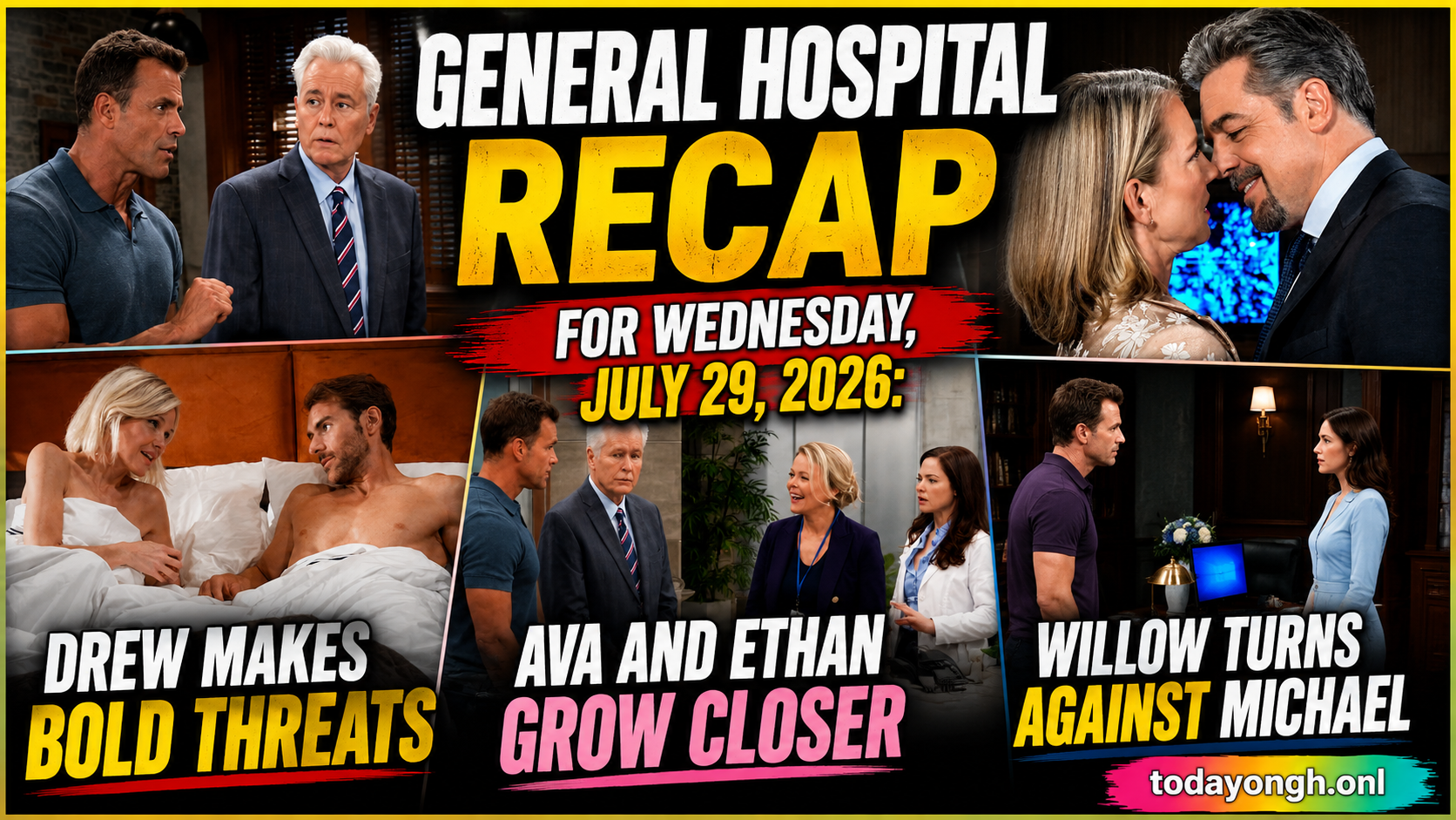 General Hospital recap for Wednesday, July 29, 2026