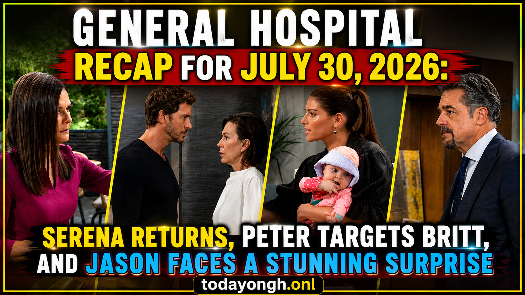 General Hospital recap for July 30, 2026