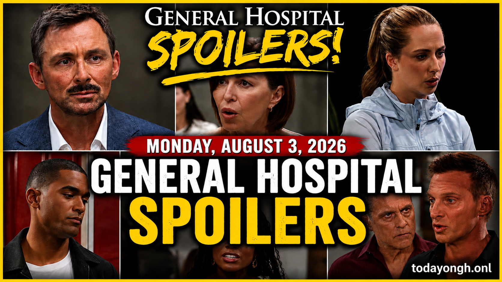 General Hospital spoilers for Monday, August 3, 2026