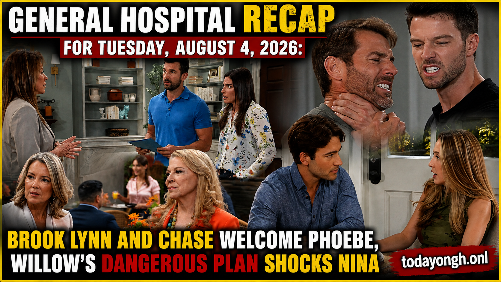General Hospital recap for Tuesday, August 4, 2026