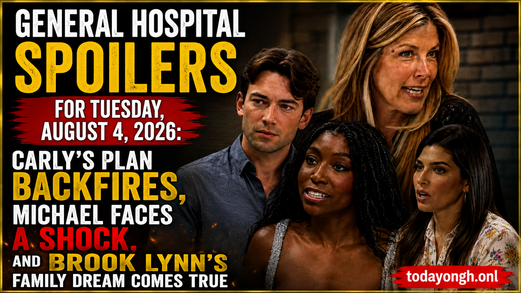 General Hospital spoilers for Tuesday, August 4, 2026