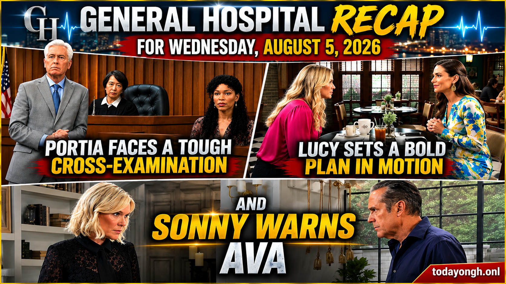 General Hospital recap for Wednesday, August 5, 2026