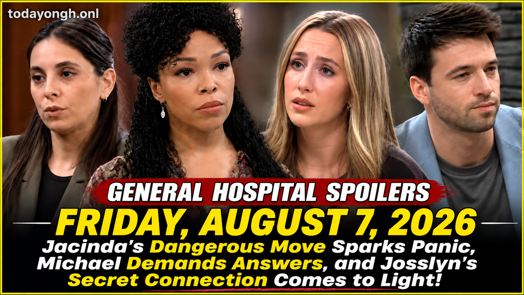 General Hospital spoilers for Friday, August 7, 2026