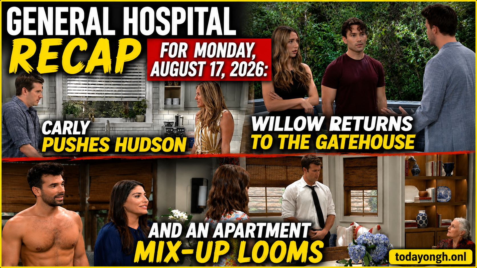 General Hospital recap for Monday, August 17, 2026