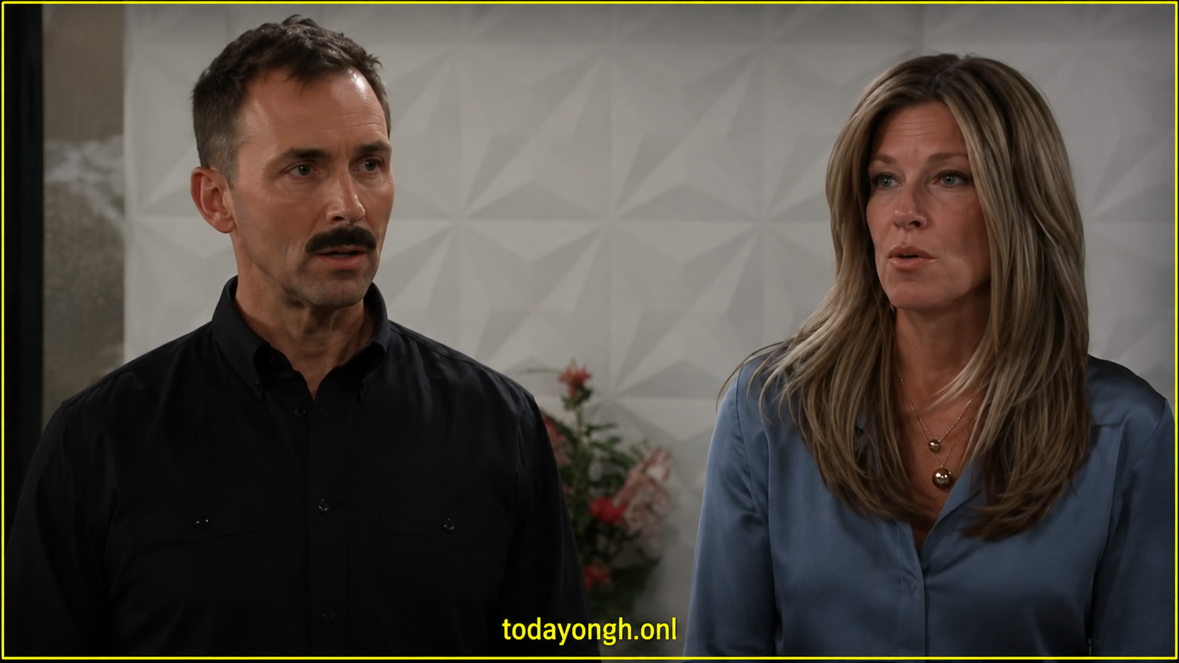 Carly Spencer and Valentin Cassadine plot how to gain an advantage over Drew Cain.