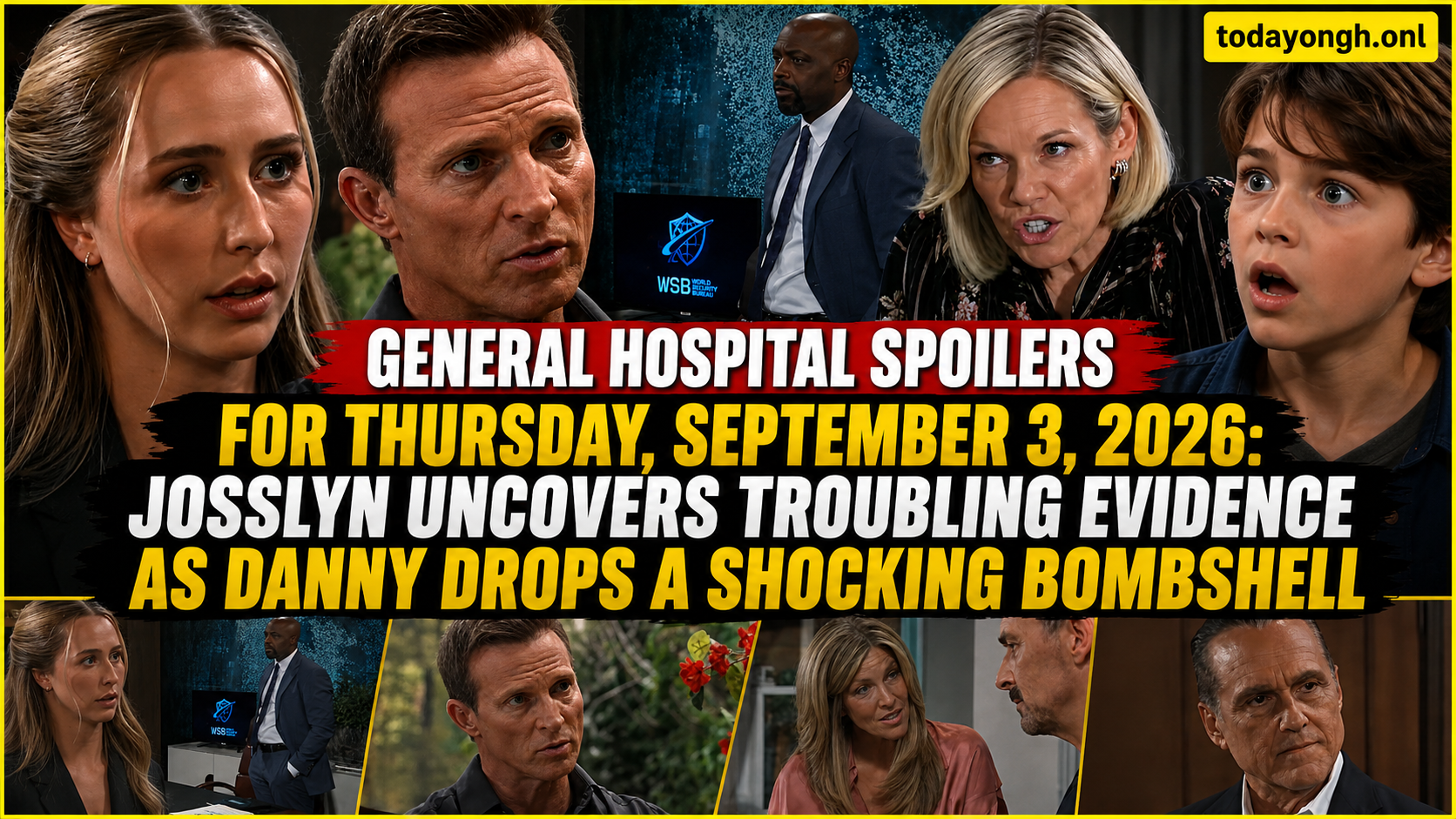 General Hospital Spoilers for Thursday, September 3, 2026