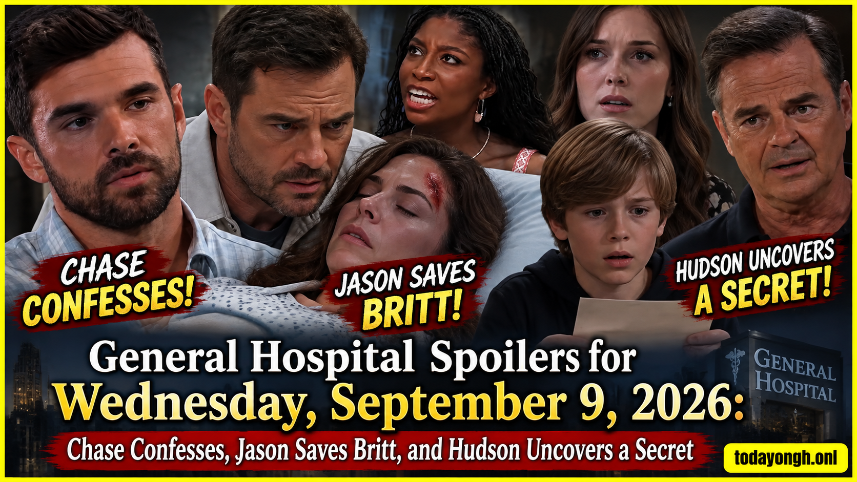 General Hospital Spoilers for Wednesday, September 9, 2026